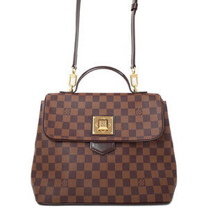 Louis Vuitton Damier Ebene Brown Bergamo Bag